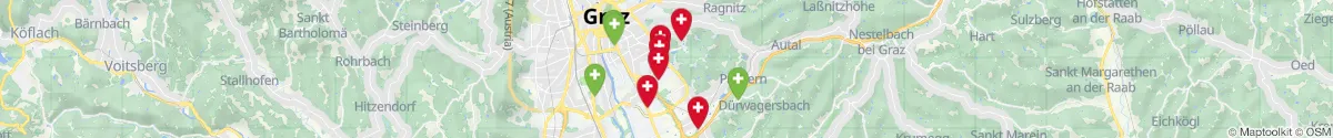 Map view for Pharmacies emergency services nearby Hart bei Graz (Graz-Umgebung, Steiermark)